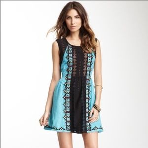Free people | Lilly turquoise dress
